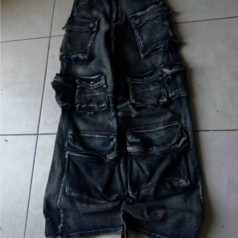 Men's Black Cargo jeans